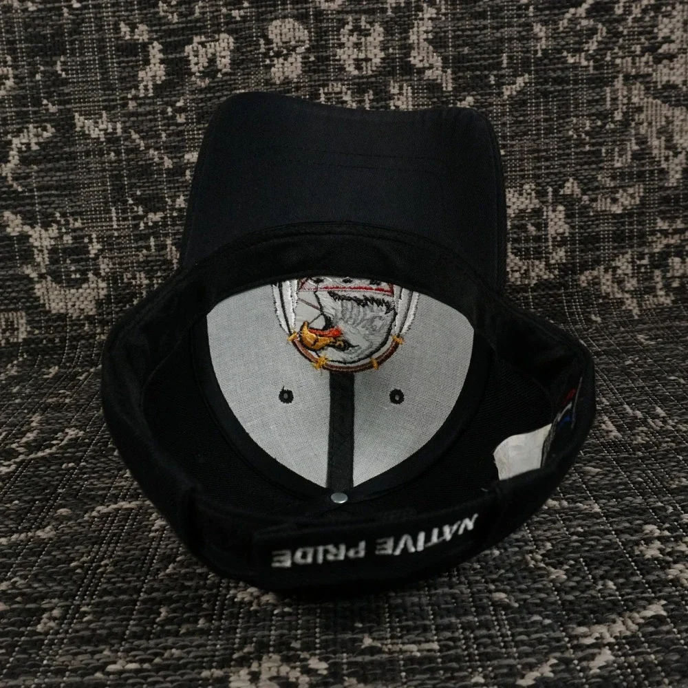 Native Pride Eagle Dreamcatcher Hat Black Baseball Cap BestCap Adjustable OSFM‎